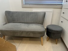 Grey mini sofa for sale  EASTLEIGH