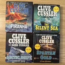 Clive Cussler Lot Of 4 CD Audiobook Unabridged Novels, usado comprar usado  Enviando para Brazil