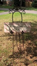 Easel rustic metal for sale  GLOUCESTER