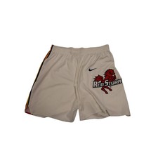Shorts retrô branco St. John's University Team emitido logotipo Thunderbird 1, usado comprar usado  Enviando para Brazil