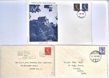 Gt. 3x Sobres de Dirección Estampados de Gran Bretaña Reina Isabel II Estampillas Pre-Decimales segunda mano  Embacar hacia Mexico