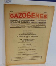 Revue gazogenes 1... d'occasion  France