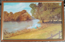 Oil board painting for sale  MANCHESTER