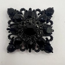 Vintage black faceted for sale  Fort Bragg