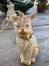 Herend porcelain cat for sale  San Mateo