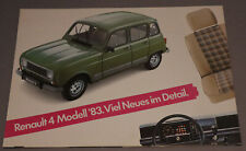 Prospekt renault 1983 gebraucht kaufen  Rastede