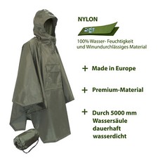 Regenponcho utdoor herren gebraucht kaufen  Steinhagen