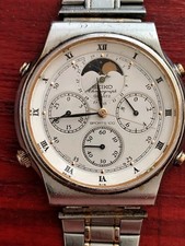 Rare seiko moonphase d'occasion  Mantes-la-Jolie