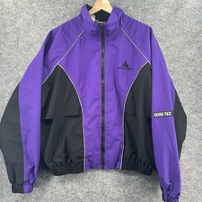 Jaqueta corta-vento masculina Saucony Goretex XL roxa vintage comprar usado  Enviando para Brazil