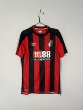 Używany, Oryginalna koszulka domowa Bournemouth 2017/18 męska średnia  na sprzedaż  Wysyłka do Poland