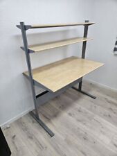 Schreibtisch metallgestell gra gebraucht kaufen  Berlin