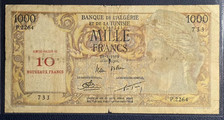 Algeria francs 1000 d'occasion  Mulhouse-