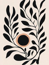 Plakat 60x80cm Kwietnik 2 Minimalistyczny , Wnętrza Styl Skandynawski, Boho na sprzedaż  PL