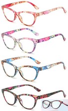 Gafas de lectura para mujer con estampado de flores florales anti luz azul lectores segunda mano  Embacar hacia Mexico