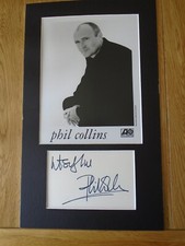 Autógrafo autêntico assinado genuíno Phil Collins Genesis - UACC / AFTAL. comprar usado  Enviando para Brazil