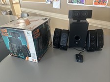 Głośniki komputerowe Logitech X-540 5.1 Surround Sound kompletne działające z pudełkiem na sprzedaż  Wysyłka do Poland