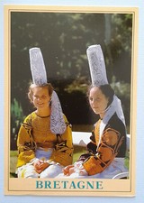 Carte postale folklore d'occasion  Pont-Évêque