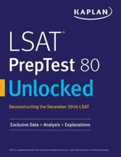 Usado, LSAT Preptest 80 Unlocked : Exclusive Data, Analysis & Explanations for the... comprar usado  Enviando para Brazil
