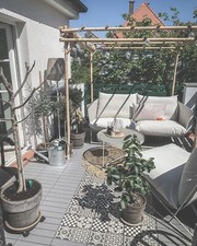 Pergolato bambù 170x170x220 usato  Pozzuoli