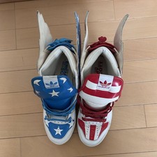 Tênis Adidas x Jeremy Scott estrelas e listras americano V24619 EUA 10 perfeito estado #3 comprar usado  Enviando para Brazil