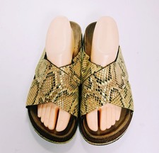 Sandálias Free People Viola Sidelines pele de cobra cortiça EUA 9 - 9,5 comprar usado  Enviando para Brazil