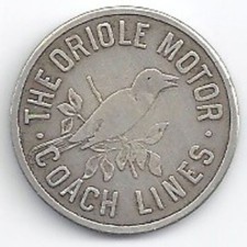 The Oriole Motor Coach Lines-Greentree, Pennsylvania Transit Token PA 425 C comprar usado The Oriole Motor Coach Lines-Greentree, Pennsylvania Transit Token PA 425 C comprar usado  Enviando para Brazil