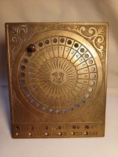 Ewiger kalender messing gebraucht kaufen  Alsdorf