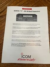 Icom 737 band for sale  Southampton