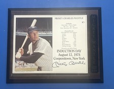 Mickey mantle signed d'occasion  Expédié en Belgium