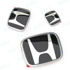 Emblema dianteiro traseiro preto H emblema porta-malas tipo R para Honda Civic 2006-2011 comprar usado  Enviando para Brazil