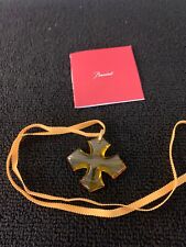 Pendentif ambre croix d'occasion  Baccarat