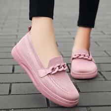 Mocassim Feminino Casual Sapato Plano Tênis de Caminhada Sapato Confortável Respirável, usado comprar usado  Enviando para Brazil