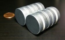 10 discos magnéticos grandes de neodimio tierras raras 1"" x 1/4"" súper fuertes N52 segunda mano  Embacar hacia Mexico