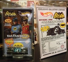 1966-Estilo BATMAN Custom Hot Wheels Batmóvel Carro e Pacote! DC! Robin! comprar usado  Enviando para Brazil