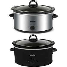 Fogão lento Better Chef 3 quartos com configurações removíveis de crock e calor - RECONDICIONADO comprar usado  Enviando para Brazil