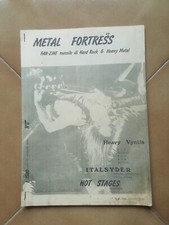 Metal fortress fanzine usato  Italia