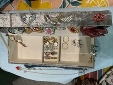 Velour jewellery box for sale  DURHAM