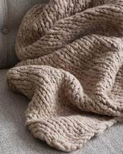 Quince wool throw for sale  York
