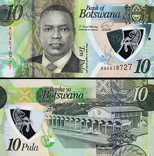 Botsuana 10 Pula 2020 - 2021, UNC, P-36Aa, polímero comprar usado  Enviando para Brazil