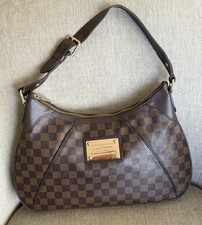 Bolsa Hobo Louis Vuitton Level Damier Thames PM Logotipo Marrom Bolsa de Couro Marrom comprar usado Bolsa Hobo Louis Vuitton Level Damier Thames PM Logotipo Marrom Bolsa de Couro Marrom comprar usado  Enviando para Brazil