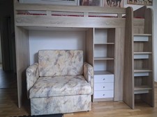 Jugendzimmer hochbett schrank gebraucht kaufen  Augsburg
