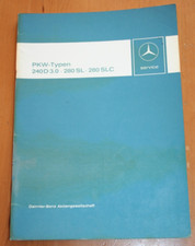 Mercedes werkstatthandbuch 107 gebraucht kaufen  Schorndorf