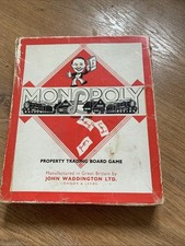 Vintage monopoly boxed for sale  BANSTEAD