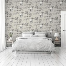 Grey safari wallpaper for sale  ROCHDALE