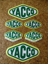 Lot autocollant yacco d'occasion  Pornic