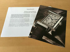 Used IN Shop - Press Kit Reverse Groß Réserve Jaeger-LeCoultre - Sihh - comprar usado  Enviando para Brazil