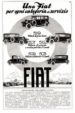 Pubblicita 1926 fiat usato  Biella