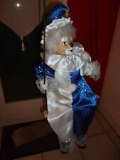 Poupee clown porcelaine d'occasion  Villeneuve-d'Ascq-