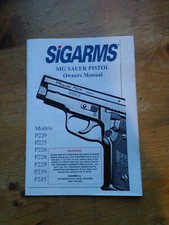 Owners manual sig d'occasion  Le Perreux-sur-Marne