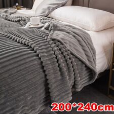 Ribbed soft fleece for sale  DUNSTABLE